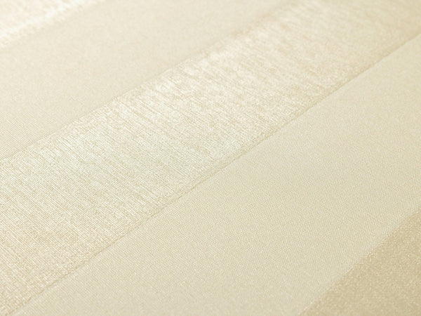Luxury Cream Striped Stripe Textured Wallpaper, Premium Non-Woven Wall Covering, 41.7"W x 614"H, Washable Removable for Livin