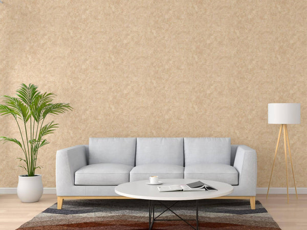 Luxury Cream Distressed Metallic 3D Embossed Wallpaper, Lodge Non-Woven Wall Covering, 41.7"W x 614"H, Washable Removable for