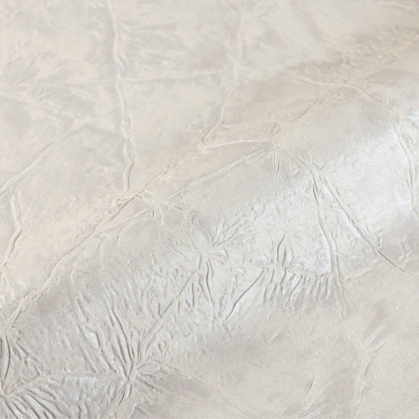 Luxury Cream Textured Embossed 3D Embossed Wallpaper, Premium Non-Woven Wall Covering, 41.7"W x 398"H, Washable Removable for