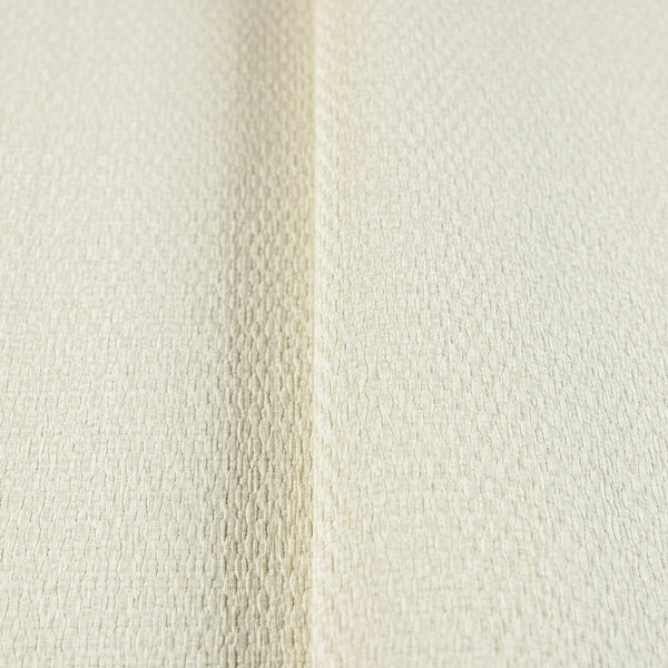 Luxury Cream Fabric Textured Wallpaper, Farmhouse Non-Woven Wall Covering, 41.7"W x 398"H, Washable Removable for Living Room