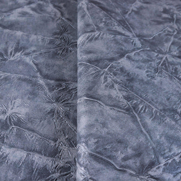 Luxury Blue Textured Embossed 3D Embossed Wallpaper, Premium Non-Woven Wall Covering, 41.7"W x 398"H, Washable Removable for 