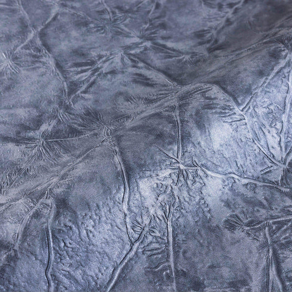 Luxury Blue Textured Embossed 3D Embossed Wallpaper, Premium Non-Woven Wall Covering, 41.7"W x 398"H, Washable Removable for 