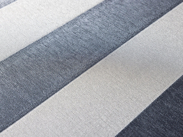 Luxury Blue Striped Stripe Textured Wallpaper, Coastal Non-Woven Wall Covering, 41.7"W x 614"H, Washable Removable for Living
