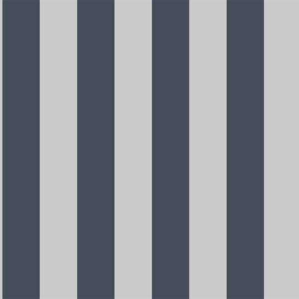 Luxury Blue Striped Stripe Textured Wallpaper, Coastal Non-Woven Wall Covering, 41.7"W x 614"H, Washable Removable for Living