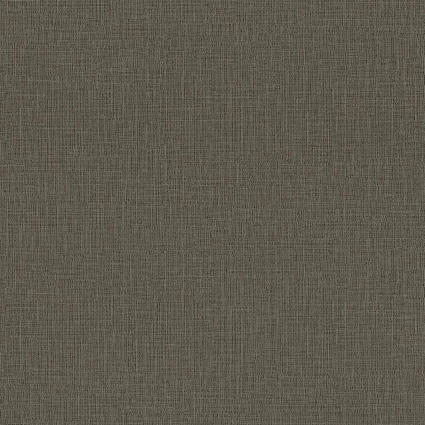 Luxury Brown Fabric Textured Wallpaper, Farmhouse Non-Woven Wall Covering, 41.7"W x 614"H, Washable Removable for Living Room