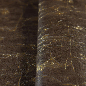 Luxury Brown Abstract Textured 3D Embossed Wallpaper, Industrial Non-Woven Wall Covering, 41.7"W x 398"H, Washable Removable 