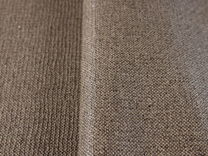 Luxury Brown Fabric Textured Wallpaper, Boho Non-Woven Wall Covering, 41.7"W x 614"H, Washable Removable for Living Room Bedr