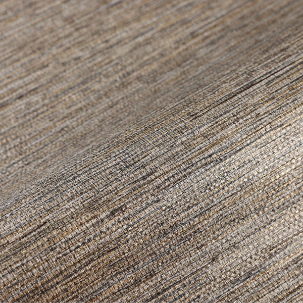 Luxury Brown Abstract Striped Textured Wallpaper, Boho Non-Woven Wall Covering, 41.7"W x 614"H, Washable Removable for Living
