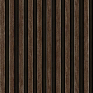 Luxury Black Abstract Wood 3D Embossed Wallpaper, Farmhouse Non-Woven Wall Covering, 41.7"W x 614"H, Washable Removable for L