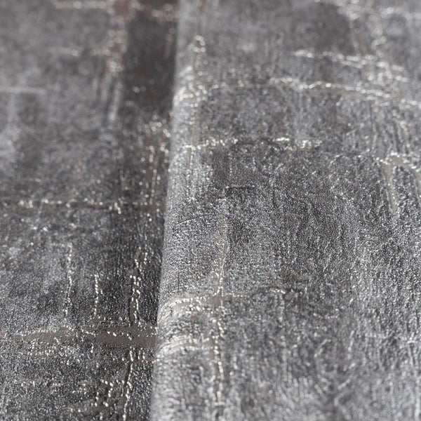 Luxury Metallic Abstract Geometric 3D Embossed Wallpaper, Rustic Non-Woven Wall Covering, 41.7"W x 398"H, Washable Removable 