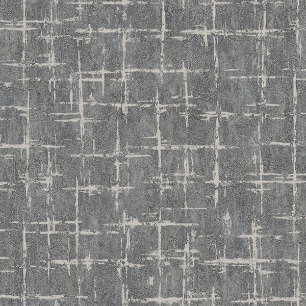 Luxury Metallic Abstract Geometric 3D Embossed Wallpaper, Rustic Non-Woven Wall Covering, 41.7"W x 398"H, Washable Removable 