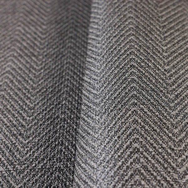 Luxury Gray Chevron Fabric Textured Wallpaper, Modern Non-Woven Wall Covering, 41.7"W x 614"H, Washable Removable for Living 
