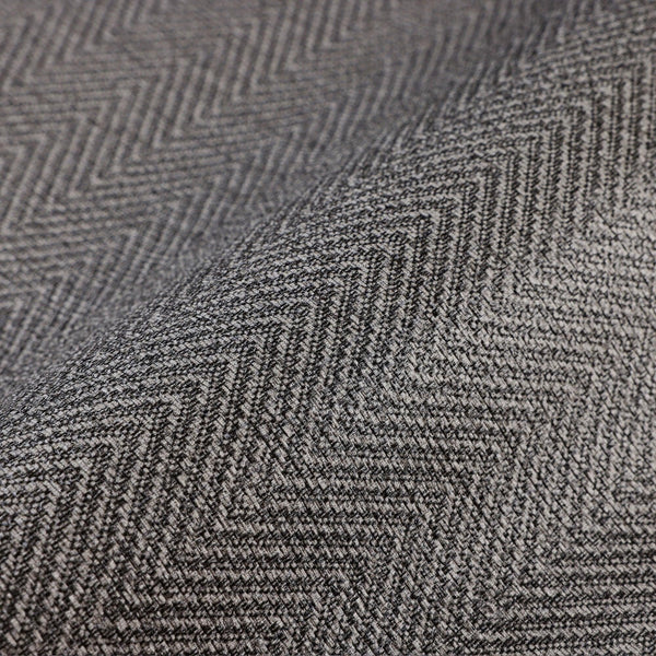 Luxury Gray Chevron Fabric Textured Wallpaper, Modern Non-Woven Wall Covering, 41.7"W x 614"H, Washable Removable for Living 