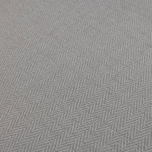 Luxury Gray Chevron Fabric Textured Wallpaper, Victorian Non-Woven Wall Covering, 41.7"W x 614"H, Washable Removable for Livi