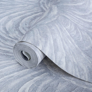 Luxury Gray Striped Textured Wallpaper, Premium Non-Woven Wall Covering, 41.7"W x 398"H, Washable Removable for Living Room B