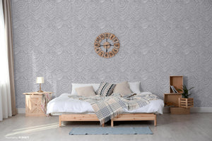 Luxury Gray Striped Textured Wallpaper, Premium Non-Woven Wall Covering, 41.7"W x 398"H, Washable Removable for Living Room B