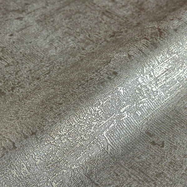 Luxury Gray Distressed Textured 3D Embossed Wallpaper, Farmhouse Non-Woven Wall Covering, 41.7"W x 614"H, Washable Removable 