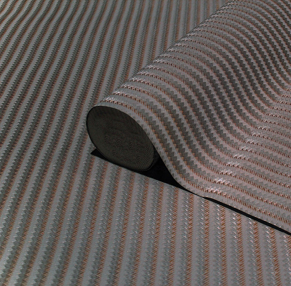 Luxury Copper Chevron Embossed 3D Embossed Wallpaper, Premium Non-Woven Wall Covering, 41.7"W x 614"H, Washable Removable for