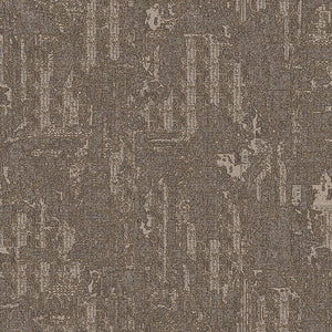 Luxury Gray Distressed Embossed 3D Embossed Wallpaper, Boho Non-Woven Wall Covering, 41.7"W x 614"H, Washable Removable for L