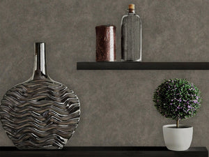 Luxury Metallic Distressed Metallic 3D Embossed Wallpaper, Contemporary Non-Woven Wall Covering, 41.7"W x 614"H, Washable Rem