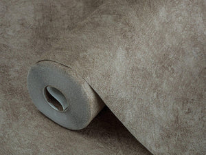 Luxury Metallic Distressed Metallic 3D Embossed Wallpaper, Contemporary Non-Woven Wall Covering, 41.7"W x 614"H, Washable Rem