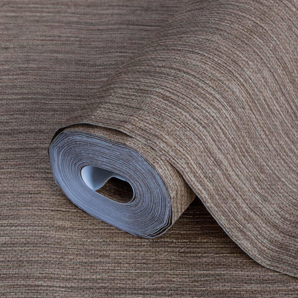 Luxury Tan Striped Stripe Textured Wallpaper, Elegant Non-Woven Wall Covering, 41.7"W x 614"H, Washable Removable for Living 