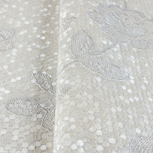 Luxury Gray Textured Embossed 3D Embossed Wallpaper, Premium Non-Woven Wall Covering, 41.7"W x 398"H, Washable Removable for 