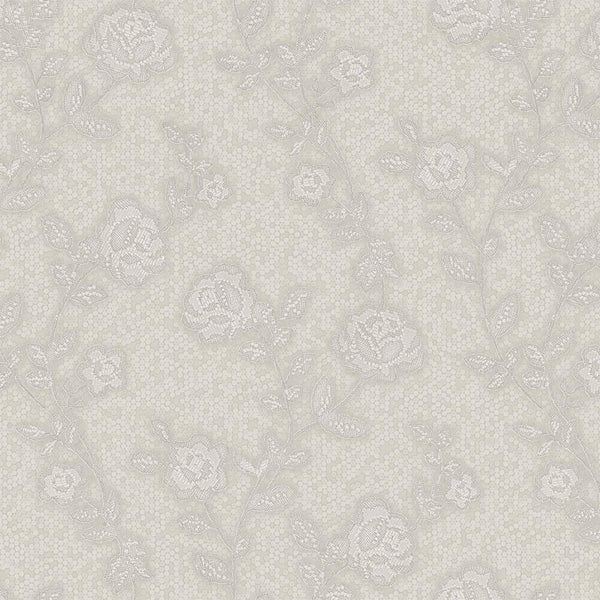 Luxury Gray Textured Embossed 3D Embossed Wallpaper, Premium Non-Woven Wall Covering, 41.7"W x 398"H, Washable Removable for 