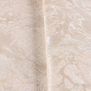 Luxury Beige Marble Stone Textured Wallpaper, Rustic Non-Woven Wall Covering, 41.7"W x 614"H, Washable Removable for Living R