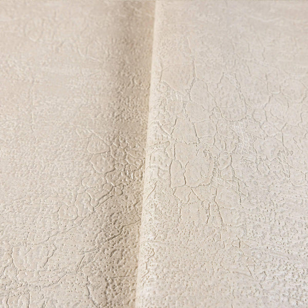 Luxury Beige Textured Embossed 3D Embossed Wallpaper, Premium Non-Woven Wall Covering, 41.7"W x 398"H, Washable Removable for