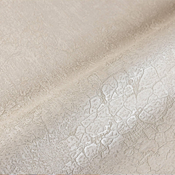Luxury Beige Textured Embossed 3D Embossed Wallpaper, Premium Non-Woven Wall Covering, 41.7"W x 398"H, Washable Removable for