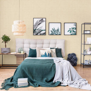 Luxury Beige Geometric Textured Wallpaper, Premium Non-Woven Wall Covering, 41.7"W x 398"H, Washable Removable for Living Roo