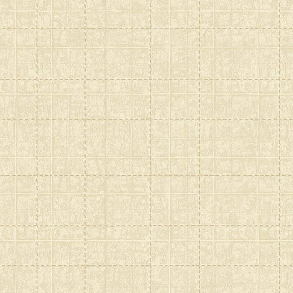 Luxury Beige Geometric Textured Wallpaper, Premium Non-Woven Wall Covering, 41.7"W x 398"H, Washable Removable for Living Roo