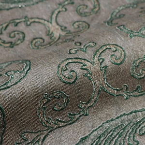 Luxury Brown Damask Embossed 3D Embossed Wallpaper, Boho Non-Woven Wall Covering, 41.7"W x 398"H, Washable Removable for Livi
