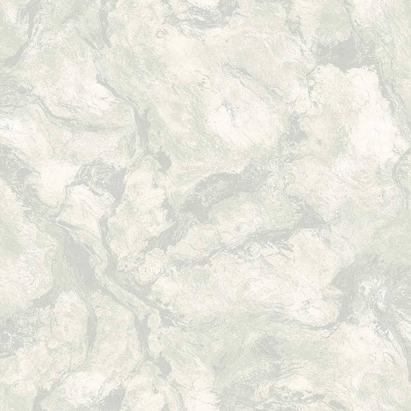 Luxury Ivory Metallic Marble Textured Wallpaper, Coastal Non-Woven Wall Covering, 41.7"W x 398"H, Washable Removable for Livi