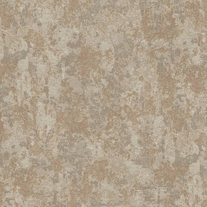 Luxury Beige Distressed Metallic 3D Embossed Wallpaper, Boho Non-Woven Wall Covering, 41.7"W x 614"H, Washable Removable for 