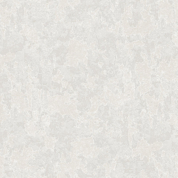 Luxury Cream Distressed Metallic 3D Embossed Wallpaper, Industrial Non-Woven Wall Covering, 41.7"W x 614"H, Washable Removabl
