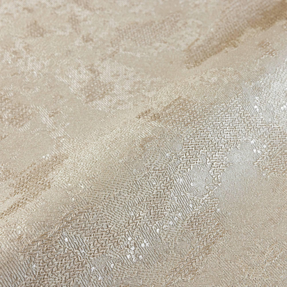 Luxury Beige Abstract Distressed 3D Embossed Wallpaper, Boho Non-Woven Wall Covering, 41.7"W x 614"H, Washable Removable for 