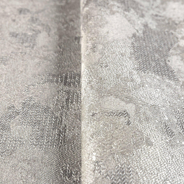 Luxury Gray Abstract Distressed 3D Embossed Wallpaper, Farmhouse Non-Woven Wall Covering, 41.7"W x 614"H, Washable Removable 