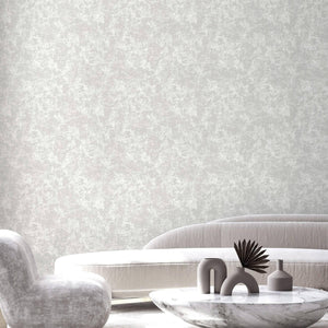 Luxury Cream Abstract Distressed 3D Embossed Wallpaper, Mediterranean Non-Woven Wall Covering, 41.7"W x 398"H, Washable Remov