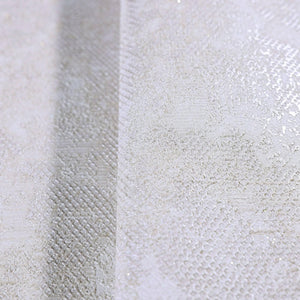 Luxury Cream Abstract Distressed 3D Embossed Wallpaper, Mediterranean Non-Woven Wall Covering, 41.7"W x 398"H, Washable Remov