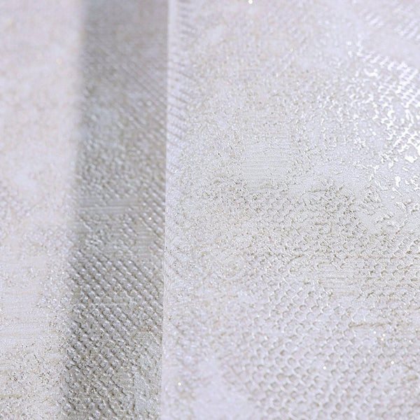 Luxury Cream Abstract Distressed 3D Embossed Wallpaper, Mediterranean Non-Woven Wall Covering, 41.7"W x 398"H, Washable Remov