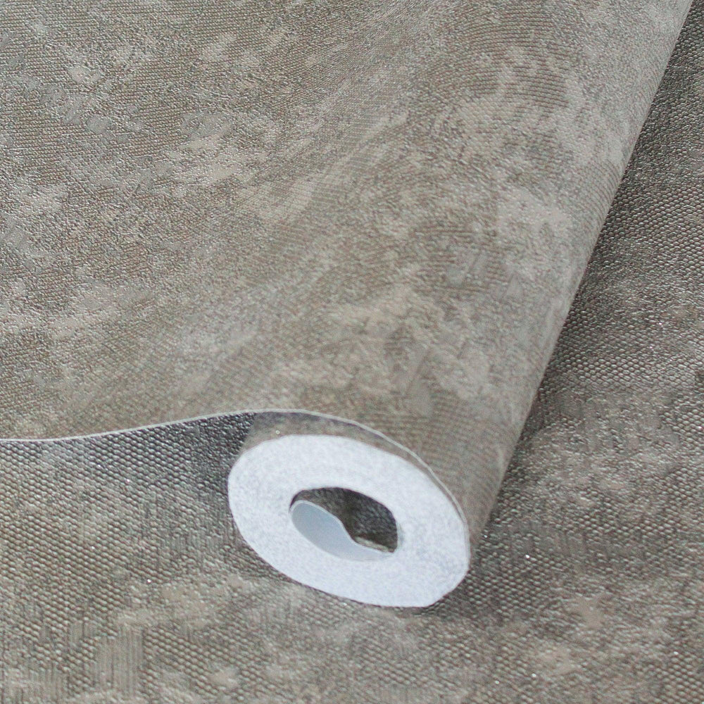 Luxury Gray Abstract Distressed 3D Embossed Wallpaper, Farmhouse Non-Woven Wall Covering, 41.7"W x 398"H, Washable Removable 