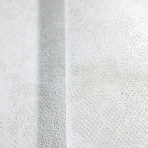 Luxury White Abstract Distressed 3D Embossed Wallpaper, Coastal Non-Woven Wall Covering, 41.7"W x 398"H, Washable Removable f