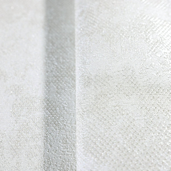 Luxury White Abstract Distressed 3D Embossed Wallpaper, Coastal Non-Woven Wall Covering, 41.7"W x 398"H, Washable Removable f