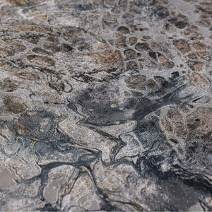 Luxury Blue Marble Stone Textured Wallpaper, Industrial Non-Woven Wall Covering, 41.7"W x 614"H, Washable Removable for Livin