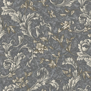 Luxury Blue Textured Embossed 3D Embossed Wallpaper, Elegant Non-Woven Wall Covering, 41.7"W x 398"H, Washable Removable for 