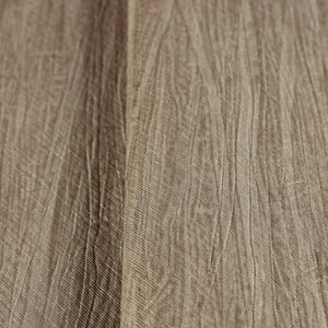 Luxury Brown Striped Textured 3D Embossed Wallpaper, Traditional Non-Woven Wall Covering, 41.7"W x 398"H, Washable Removable 