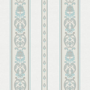 Luxury Beige Striped Stripe 3D Embossed Wallpaper, Traditional Non-Woven Wall Covering, 41.7"W x 398"H, Washable Removable fo