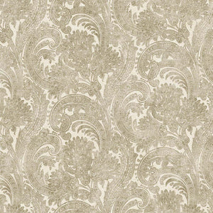 Luxury Yellow Abstract Paisley Textured Wallpaper, Country Non-Woven Wall Covering, 41.7"W x 398"H, Washable Removable for Li